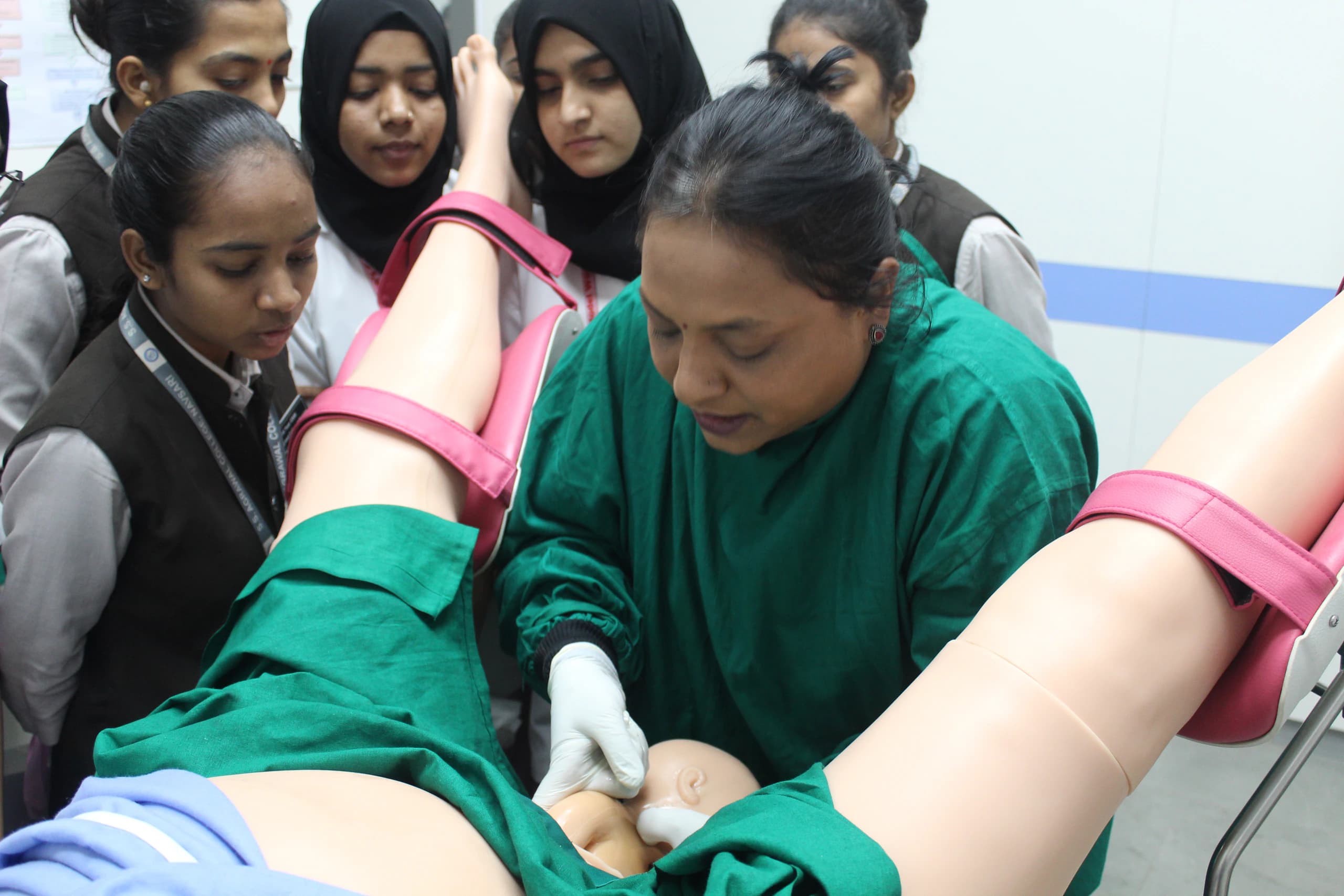 Clinical Care Skills Practice at SSASC.