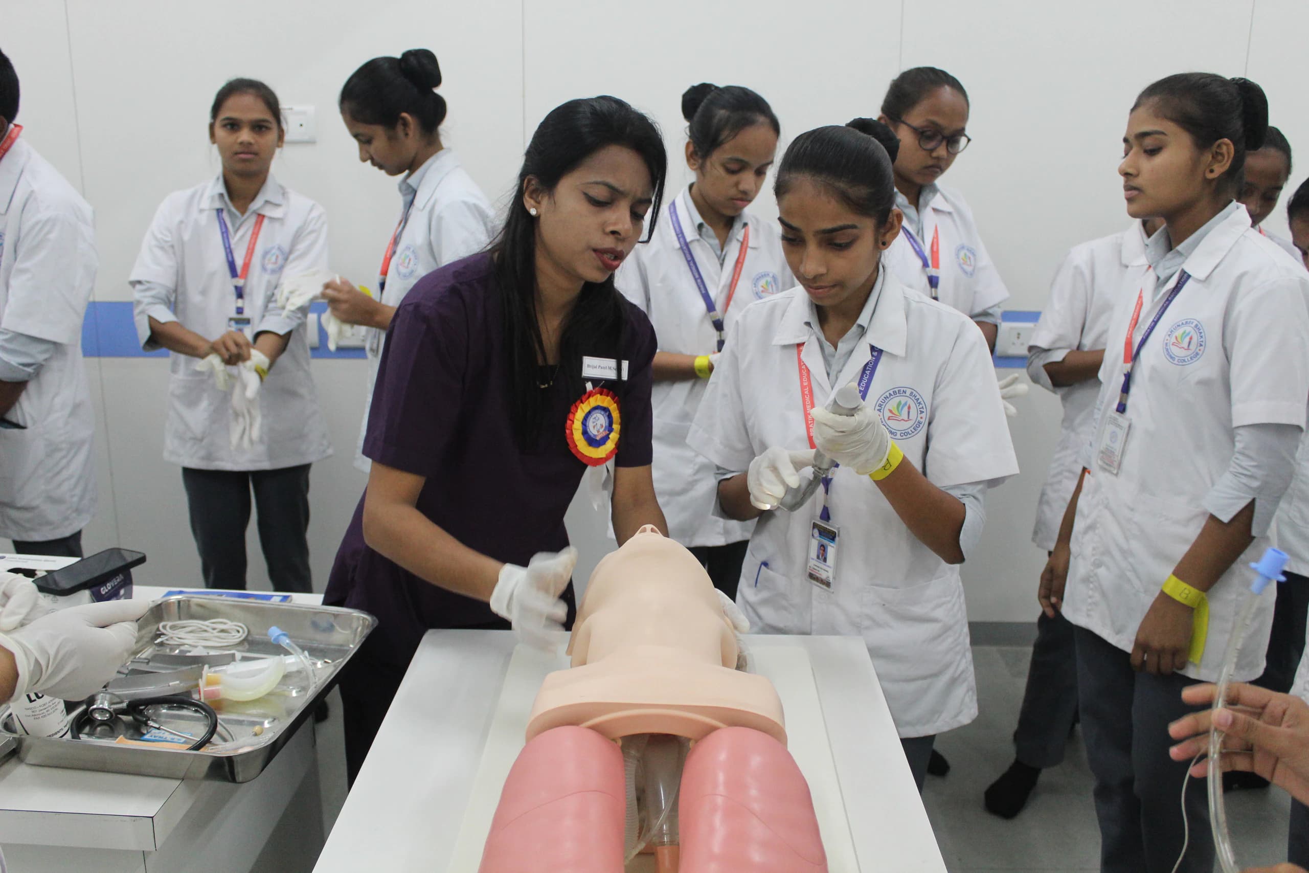 First-Aid Arm Sling Practice at SSASC.