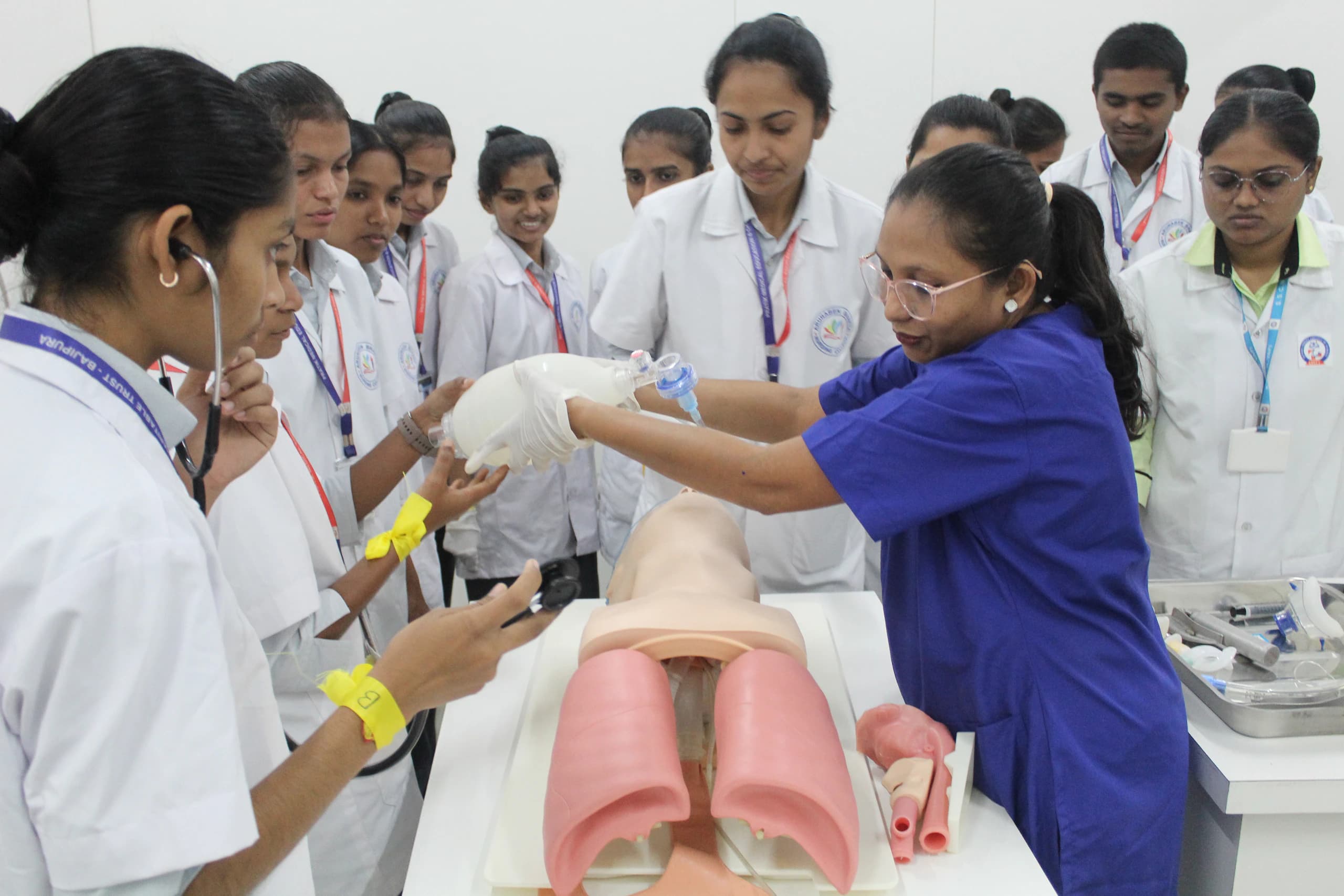 Infant CPR Training Demonstration at SSASC.