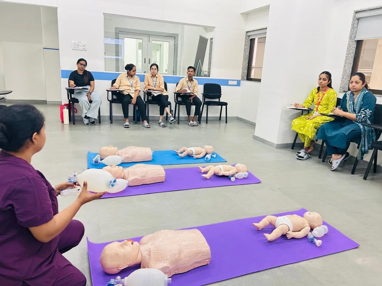 AHA Certified Basic Life Support Course event moment