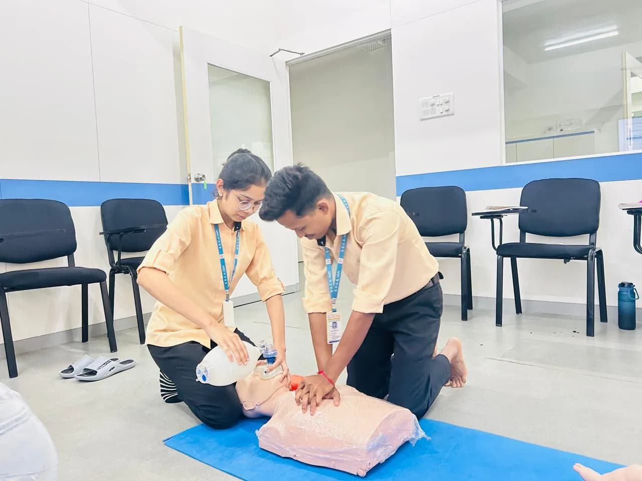 AHA Certified Basic Life Support Course event moment